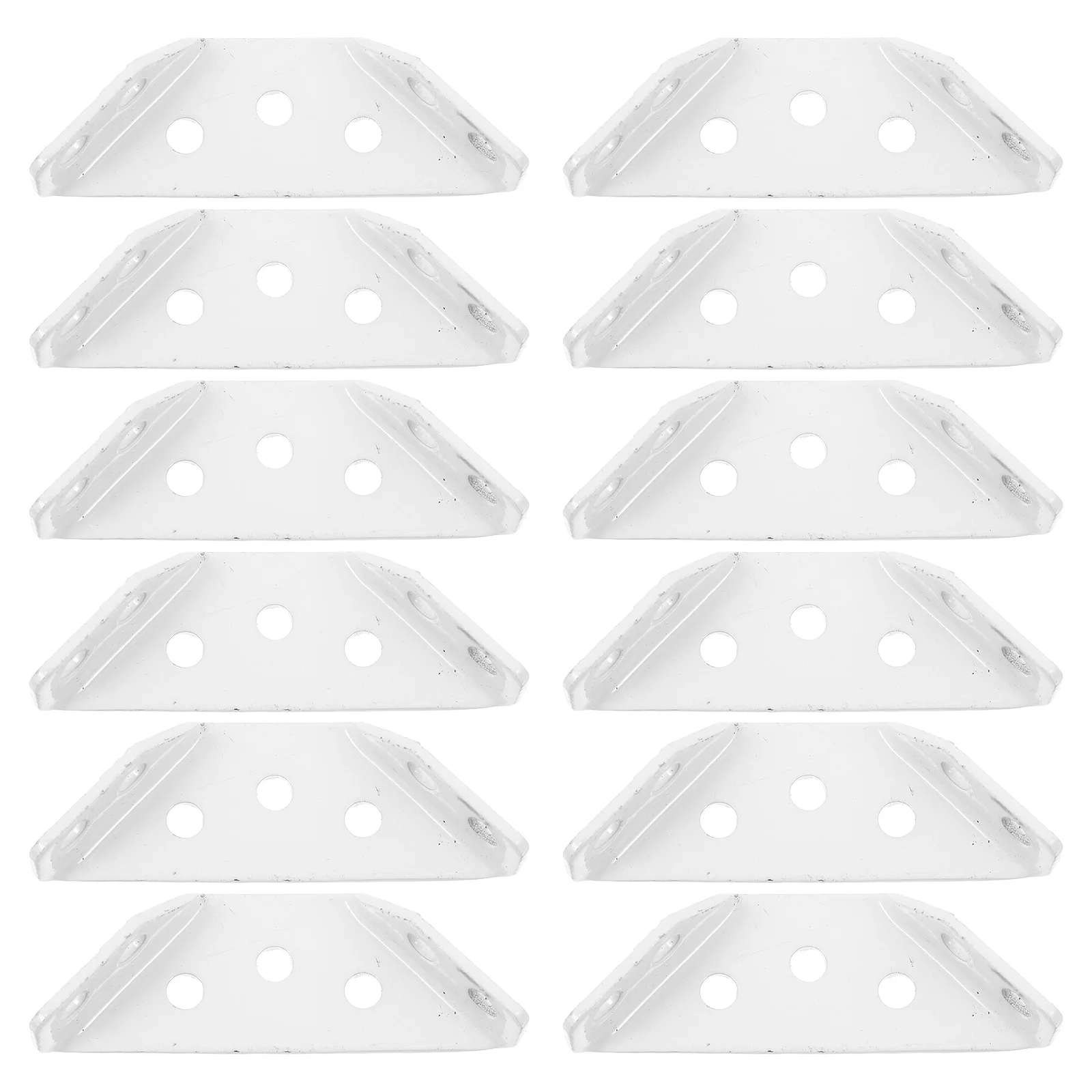 

20Pcs Stainless Steel Corner Bracket Multifunctional Strong Fixing for Wood Furniture Shelf Cabinet Triangle Support Braces