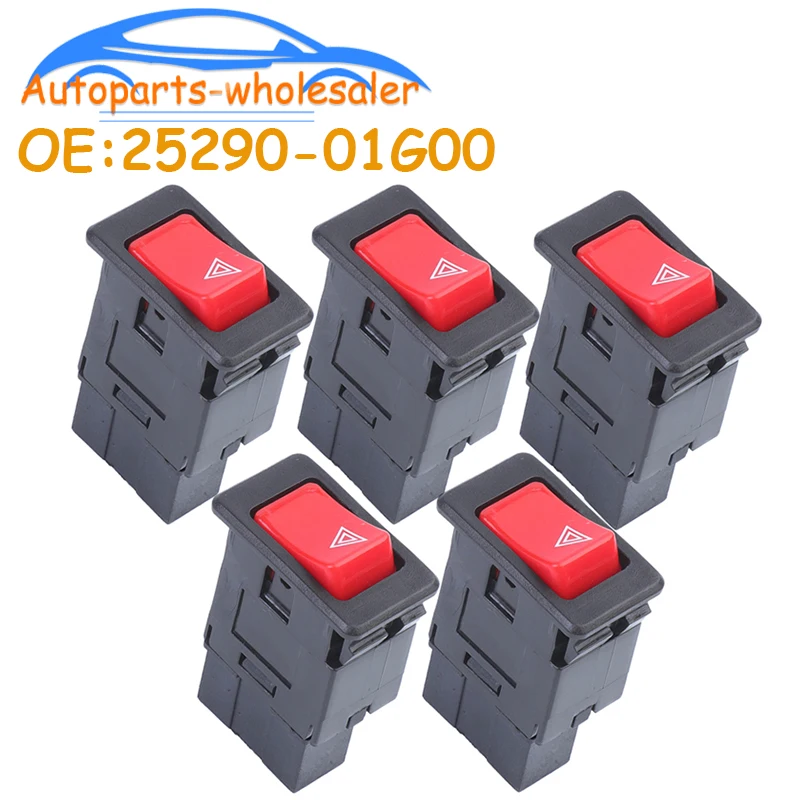 Car Auto Parts New Warning Hazard Emergency Light Switch Button 25290-01G00 2529001G00 For Nissan