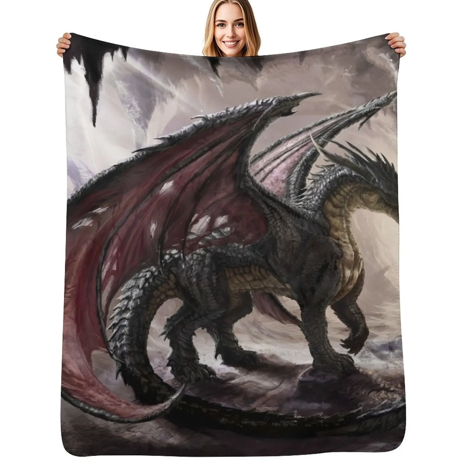 

Dragon Throw Blanket Comforter Weighted Sofas decorative Blankets