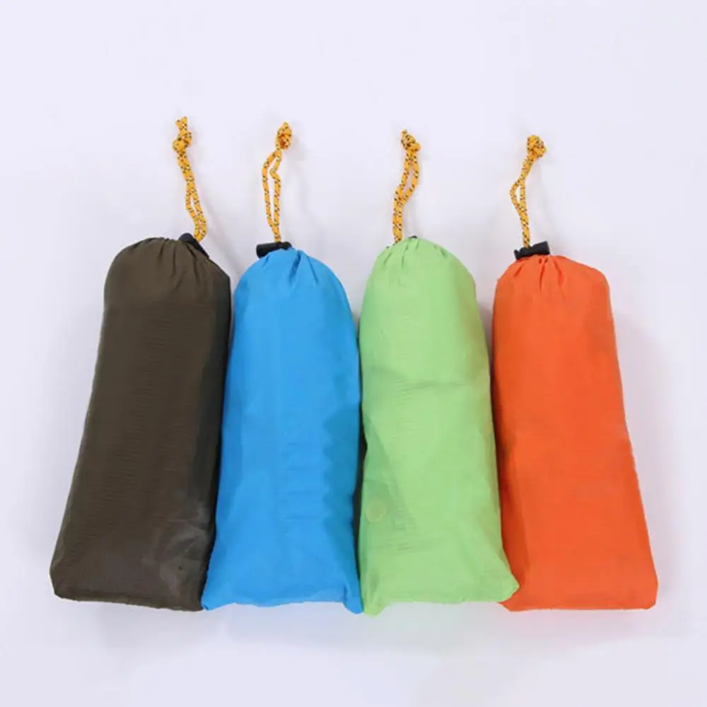 Hot New Multi-function Unisex Unisex Multi-function Waterproof Raincoat Backpack Raincover Poncho Picnic Mat Cushion Ground Mats