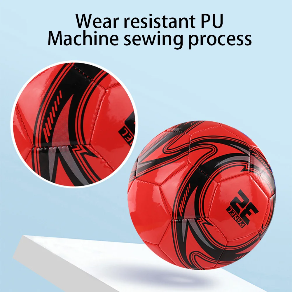 Size 5 Machine Stitched Football PU Match Training Football Waterproof Professional Soccer Ball for Sports Match Game