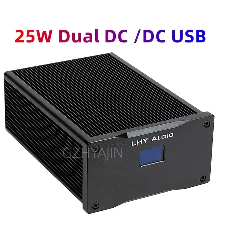 

LHY AUDIO 25W dual DC5V DC9V DC12V with usb decoding routing audio DC voltage regulator linear hifi fever power supply