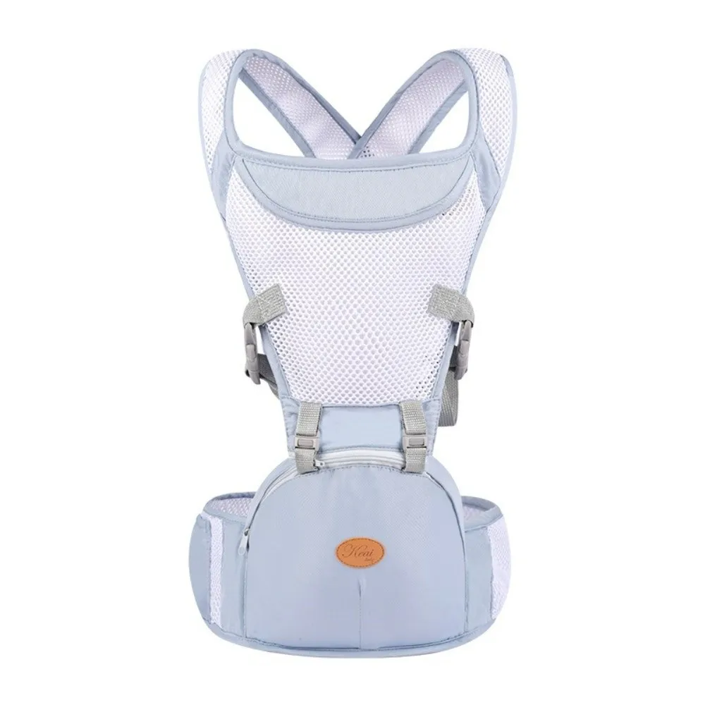 New 2 in 1 Waist Stool Ergonomic with Hip Seat Carrier Detachable Breathable Mesh Infant Hipseat for Outdoor