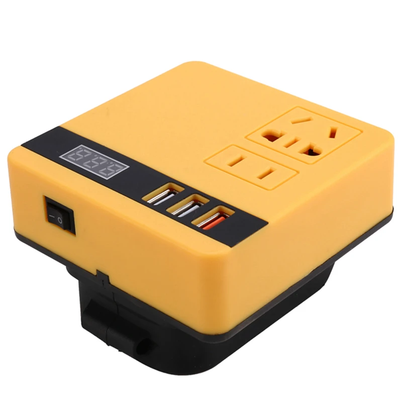 Power Inverter DC Inverter Adapter Power Supply Inverter For Outdoor Work For Dewalt