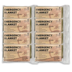 Rhino Rescue 210*160cm Emergency Survival Blanket Outdoor First Aid Thermal Warm Heat Space Foil Siliver