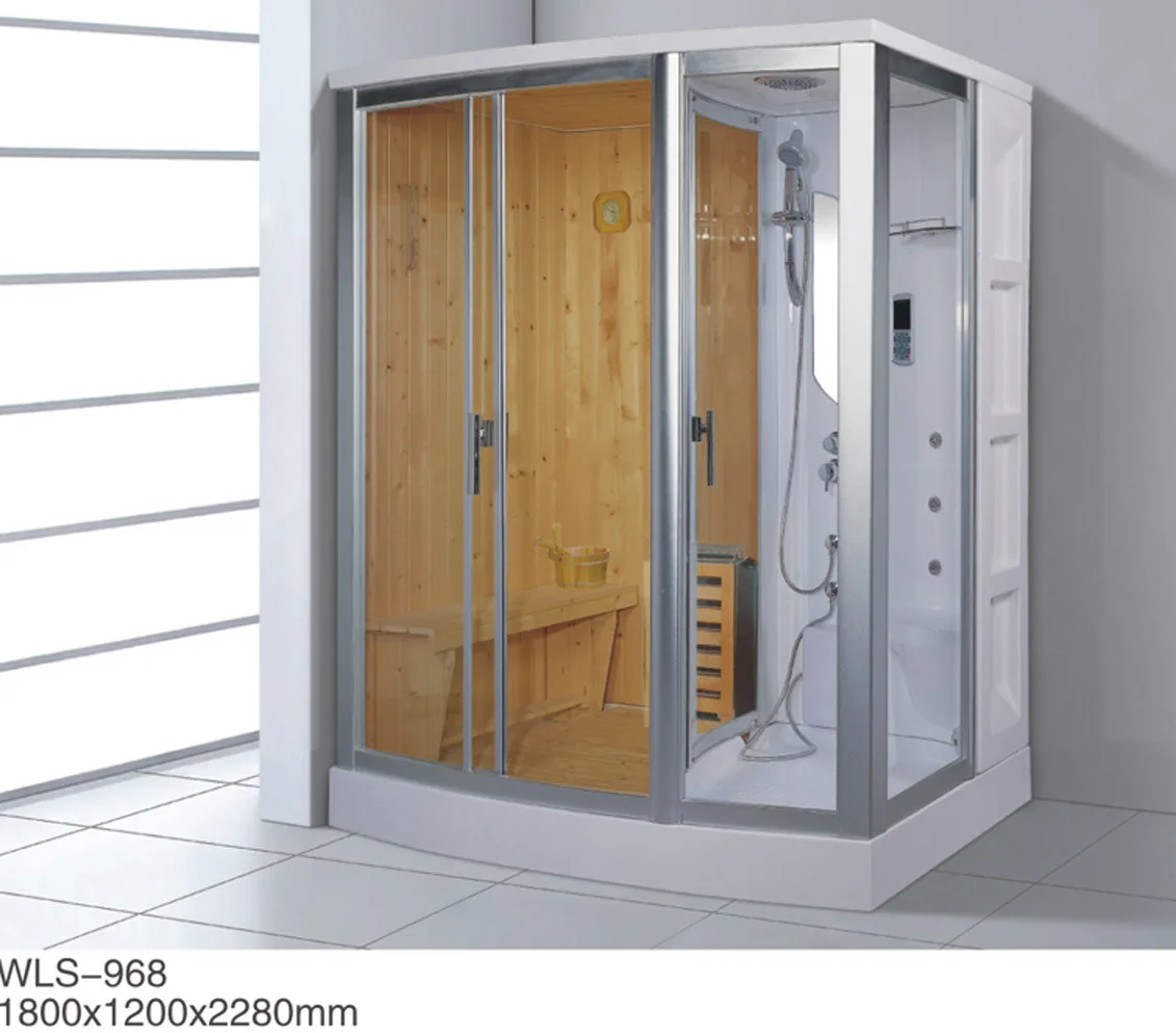 

Роскошная воздушная сауна и душевая деревянная паровая сауна