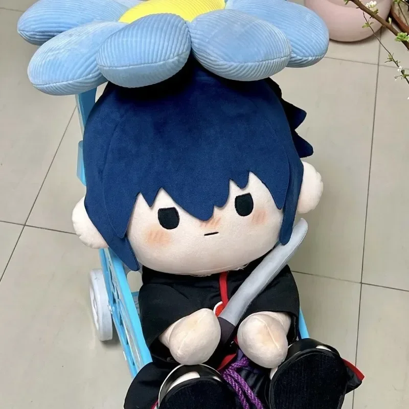 NEW Naruto Uchiha Itachi Sasuke anime peripheral cartoon attributes cotton doll Hawk Xiaozuo 40cm sitting Kawaii cute doll gift