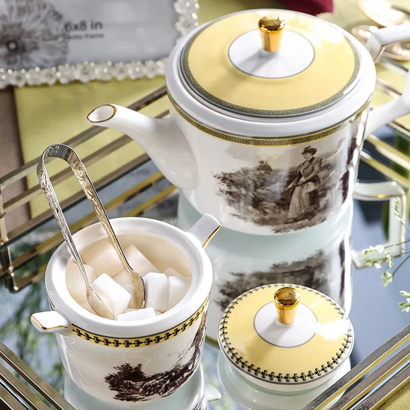 Hxl afternoon tea tea set cup and saucer coffee set ceramic suit