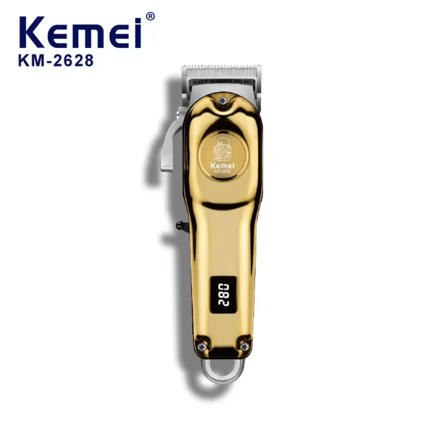 Factory Price Professional Hair Clipper Trimmer Km-2628 Adjustable Cutter Head Electric Hair Clippers Hair Beard Clippers