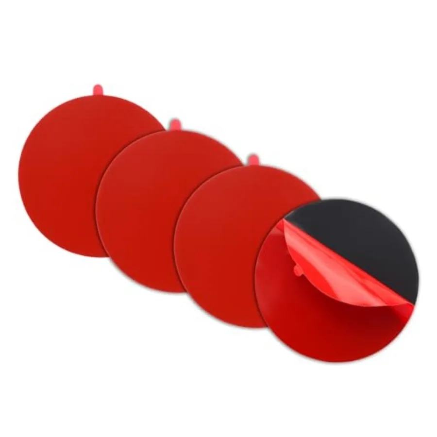 

4PCS Dash Cam Sticky Pads 2.48"Heat Resistant Sticky Pad for Car Dashboard Round Double Sided Adhesive Pads Replacement Car Acc