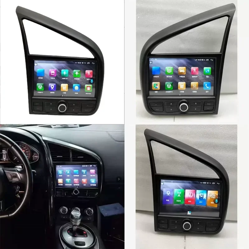 for Audi R8 Android Smart Navigation 4G Internet Original Car Style Voice Control Autonavi Octa Core Built-in Carplay