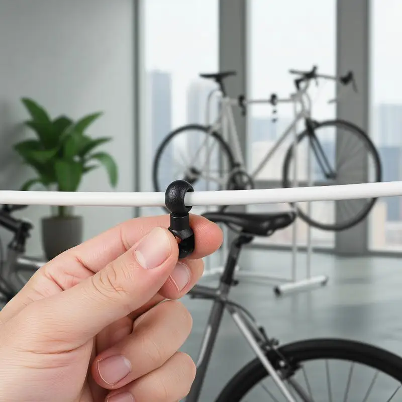 Upgrade Your Ride with 10Pcs S Buckle Brake Derailleur Clips Reliable Cable Line for Long Bike Trips