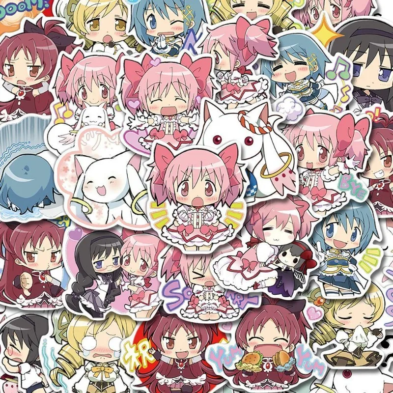 

Puella Magi Madoka Magica Aniem наклейки детские канцелярские принадлежности студенческая коллекция сообщений детский подарок водонепроницаемый чехол-закладка «сделай сам»