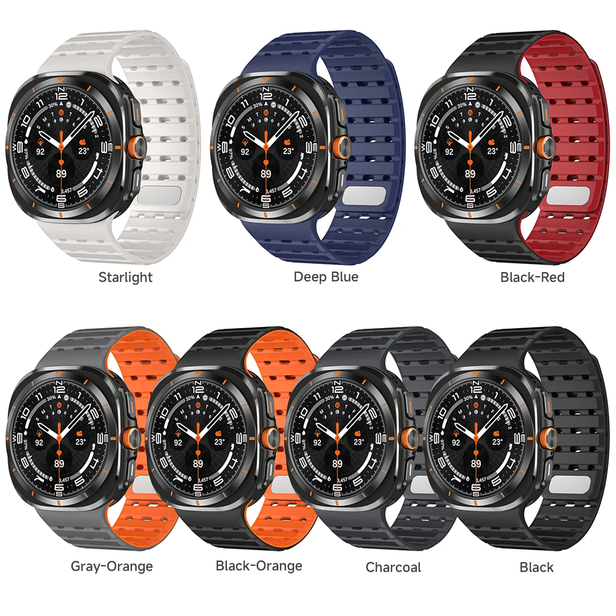Tali Silikon Magnetik Lembut u - Samsung Smartwatch Ultra Accessories ulasan dan harga