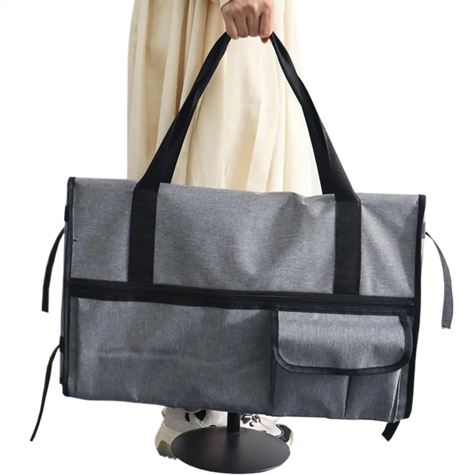 

Monitor Carrying Case Adjustable Travel Carrying Case Protective Box For Desktop Computer Adjustable Dust Storage Covers