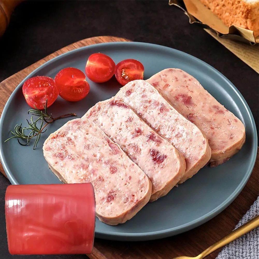 0.5-5 Metersx85mm Red Plastic Sausage Casing Big Size Meat Filling Bags Sausage Maker BBQ Rope Grinder Machine Part Kitchen Tool