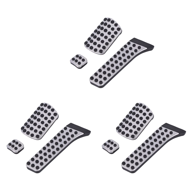 

3X For Mercedes Benz C E S Glk Slk Cls Sl-Class W203 W204 W211 W212W210 Amg,Accelerator Brake Footrest Pad(3Pcs)