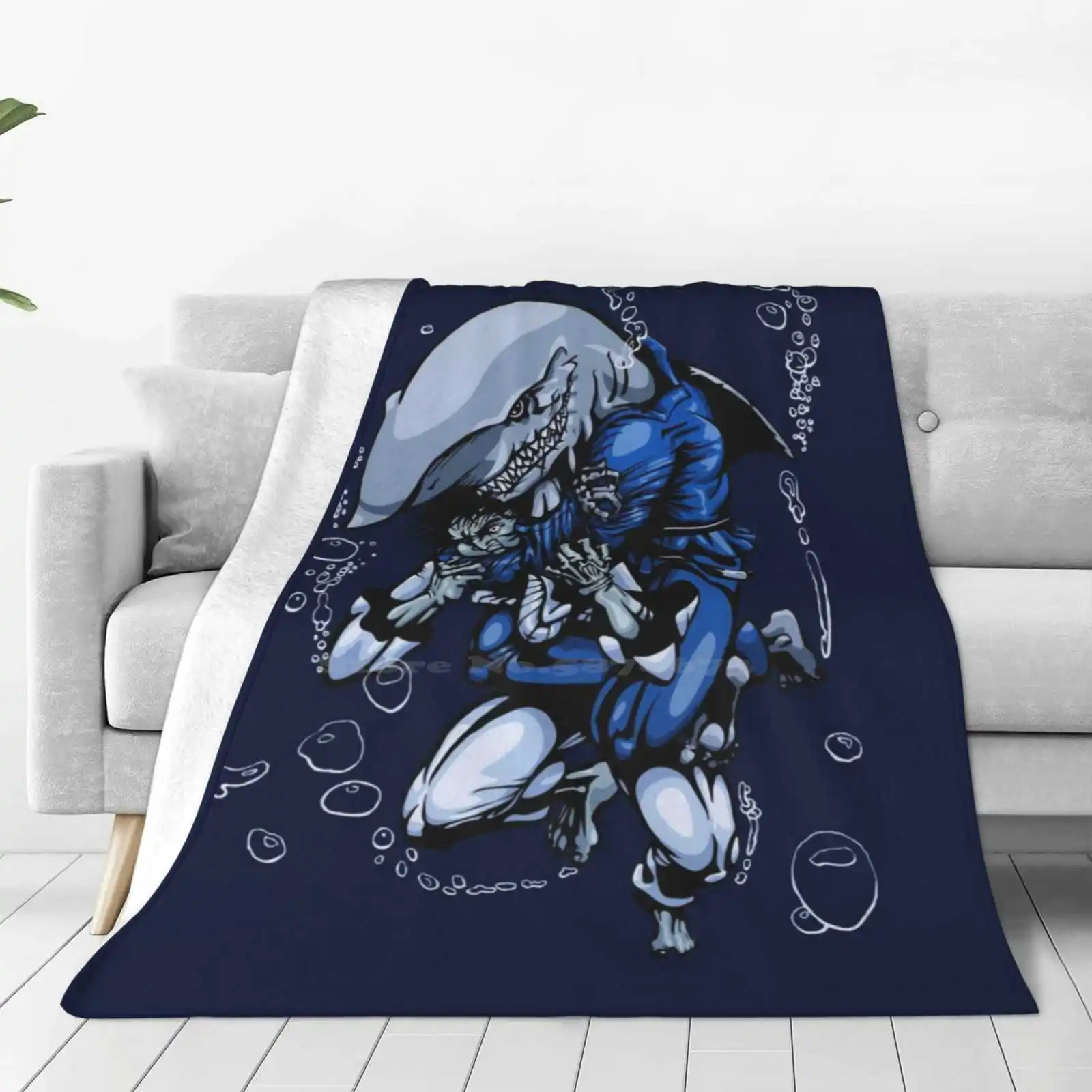 The Ground Is My Ocean Ii New Selling Custom Print Flannel Soft Blanket Carlos Machado Quote I Am The Shark Japan Brazilian Jiu