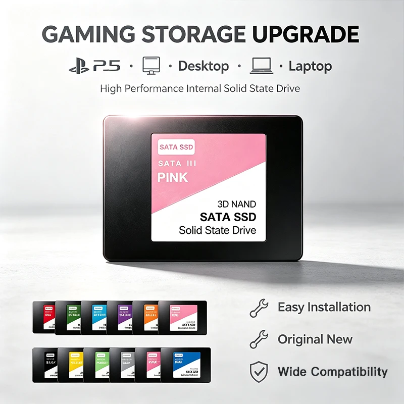 2026 Premium SSD Solid State Disk, 2TB/1TB, Super Speed HDD SSD, SATA3, 2.5