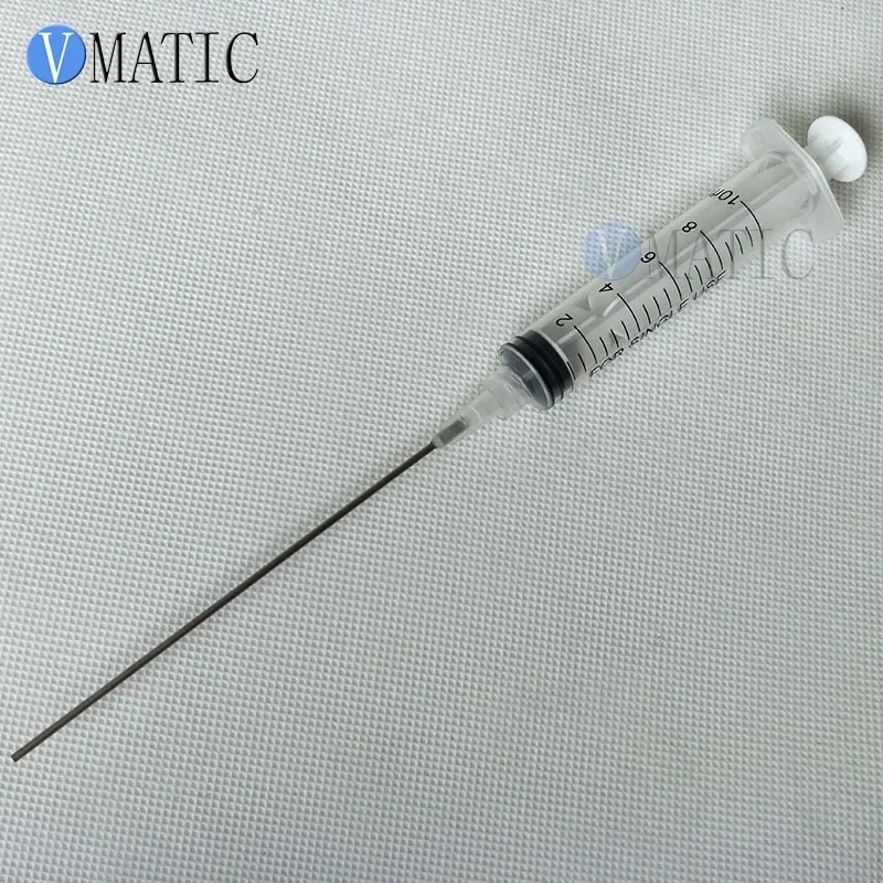 Free Shipping 10ml/10cc Luer Lock Dispensing Syringes With 16G Blunt Tip Fill Needles 10cm Tubing Length Dispensing Needles