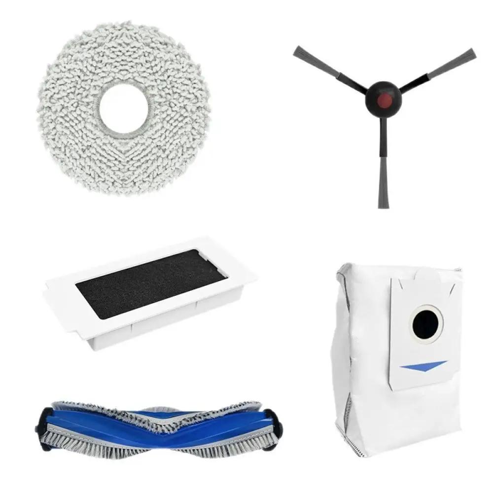 High Quality Parts For Ecovacs T30 Robot Mop Dust Bag Filter Side Brush Cutting Tool Maintenance Replacement Set