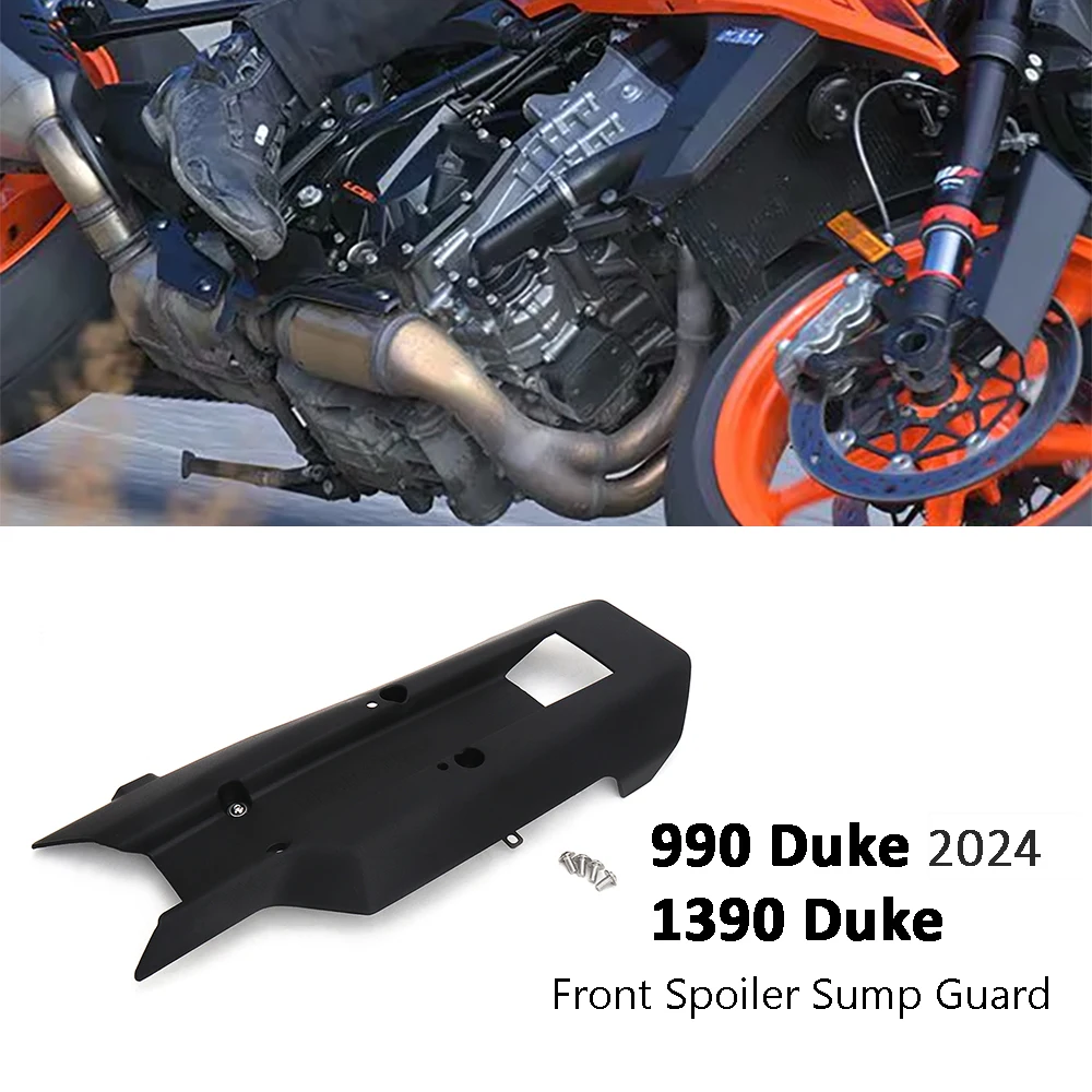 

New Motorcycle Accessories Front Spoiler Lower Bottom Oil Belly Pan Cover Fairing Cowl Fit For 990 Duke 2024- 1390 DUKE