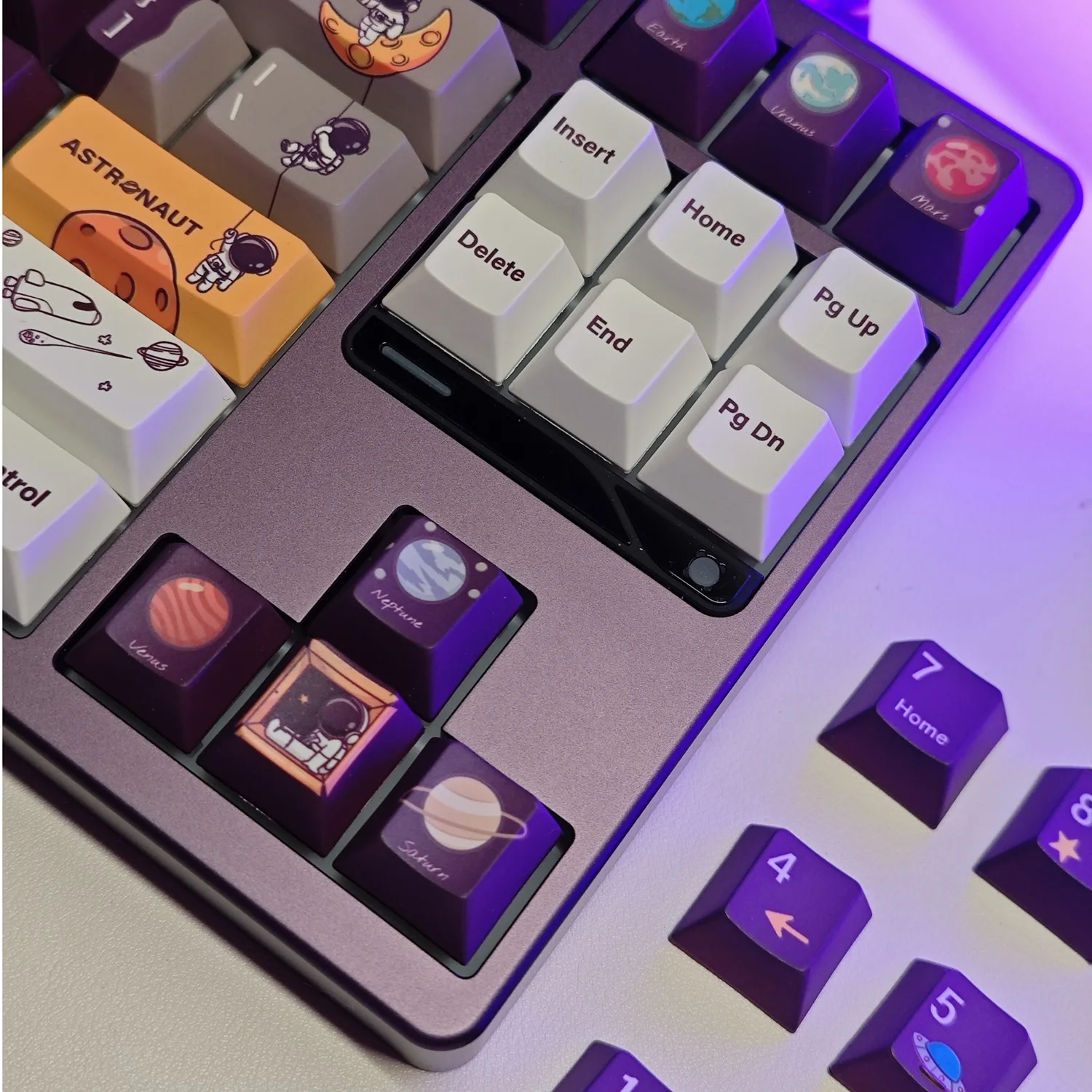 

Astronaut pbt keycap original height opaque five-sided thermal sublimation