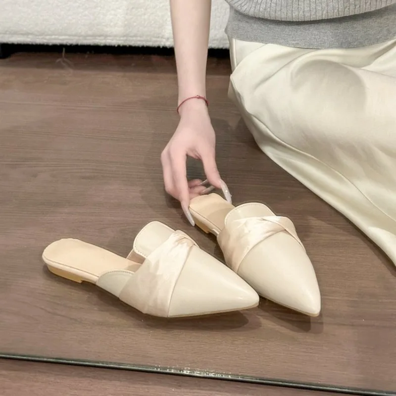 

Summer 2026 The New Woman Mules Women Slippers Fashion Wear Outside Shoes for Women Casual Flat Women Shoes