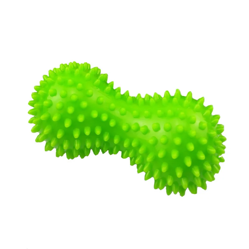 Peanut Shape Massage Yoga Sport Fitness Ball Durable PVC Stress Relief Body Hand Foot Spiky Massager Trigger Point Foot Pain