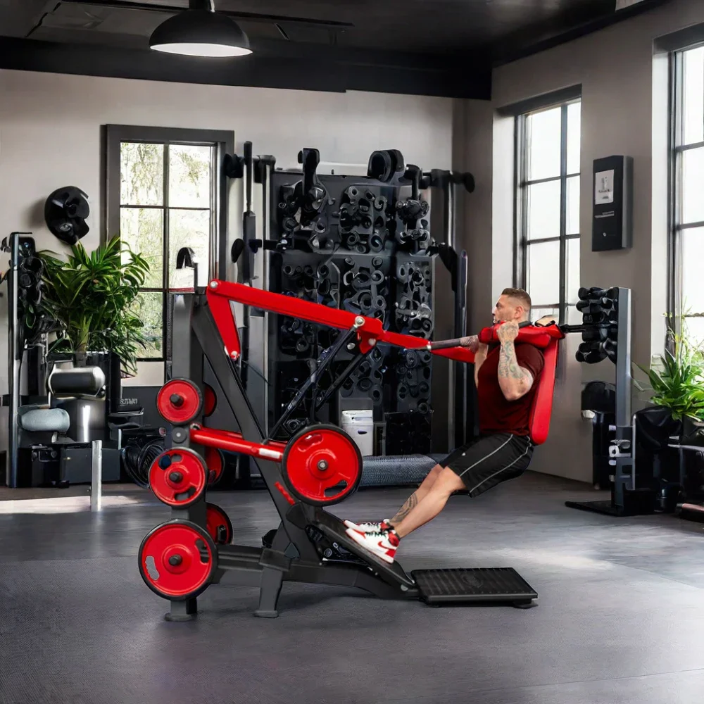 

Fitness Gym Super Pendulum Squat Machine Plate-Loaded Pin Load Selection Pendulum Squat Machine