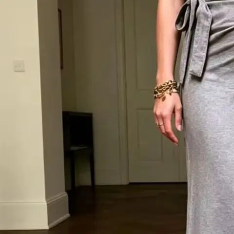 Women Skirt, High Waist Large Hem Midi Skirt, Irregular Split Slimming Skirt for Work Leisure Daily Wear Beach Travel Parties