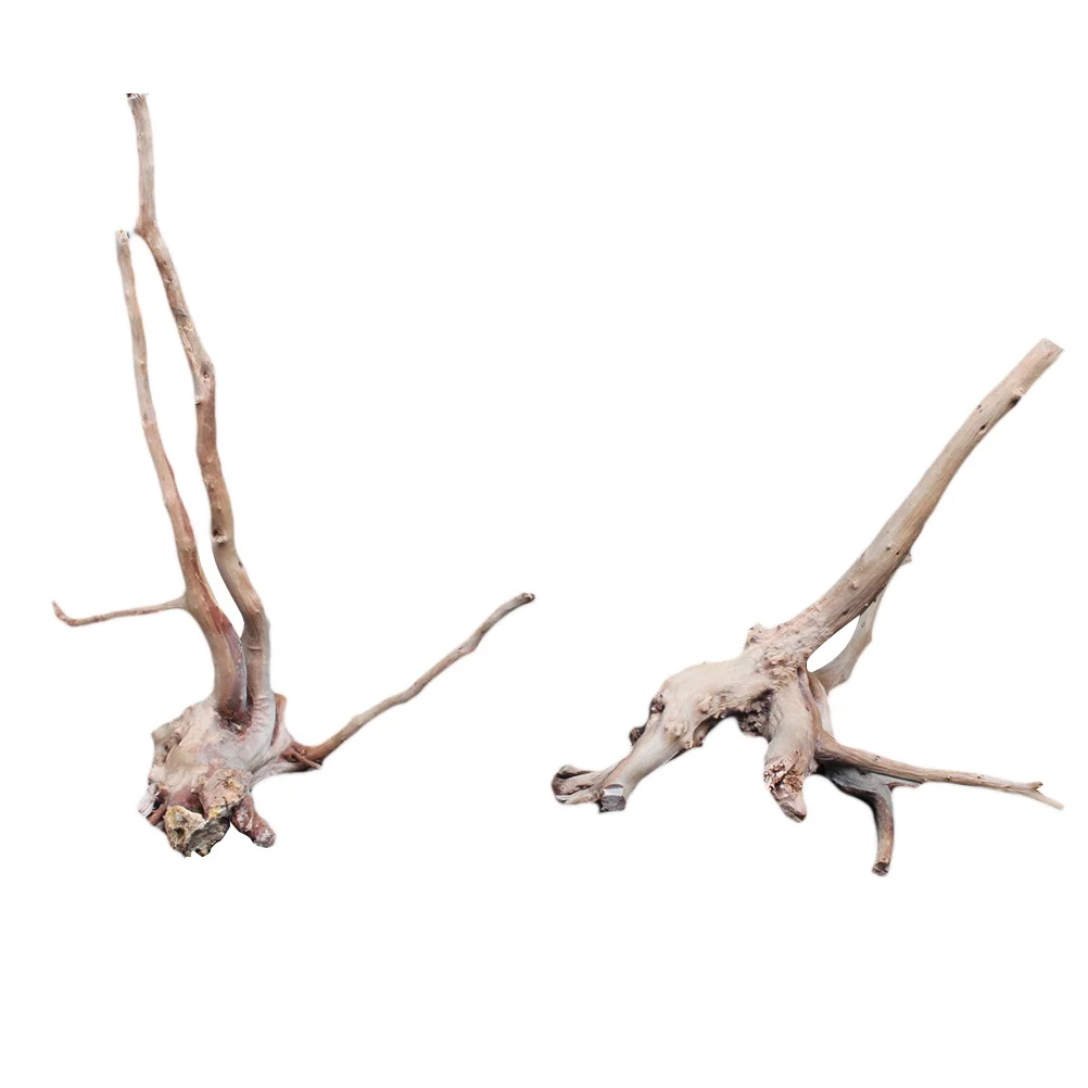 

Natural Wood Tree Root Aquarium Fish Tank Ornament Miniature Landscape Decor Size for Fish Micro Landscape Aquatic