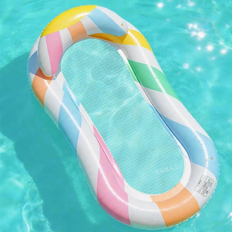 New Color-coated Inflatable Seatings Mesh Floating Bed Inflatable Seatings Durable Outdoor Furniture Sedie Gonfiabili ZY40CQZJ