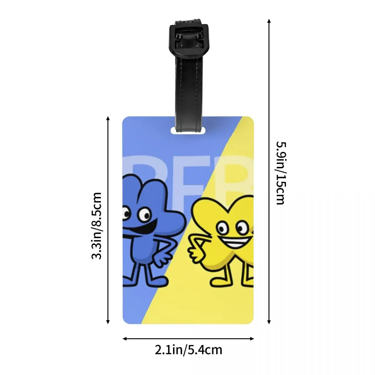 BFDI 4 و X تصميم علامات الأمتعة حقيبة الملحقات السفر المحمولة الأمتعة الصعود علامة التسمية حامل معرف اسم العنوان #4