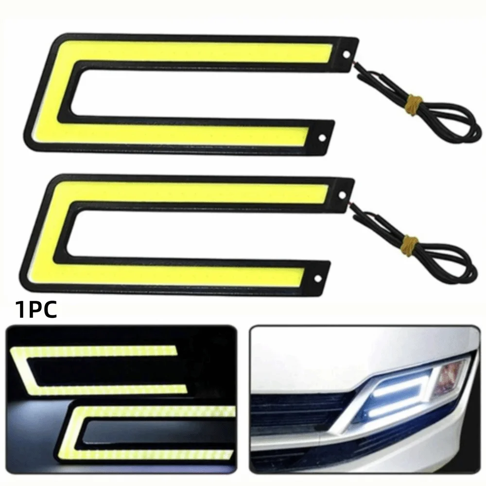 External Lamp U Shape Design LED External Light DC 12V Bright LED COB LED Light Styling Light Auto Light Fog Lamp Auto Use