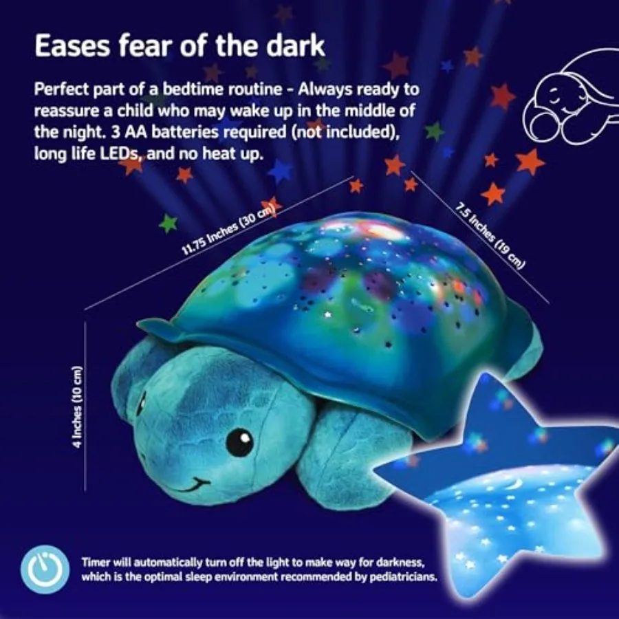 Cloud b Comforting Nightlight Star Projector w/ Soothing Sounds Gentle Brightness 3 Colors AutoShutoff - view 6