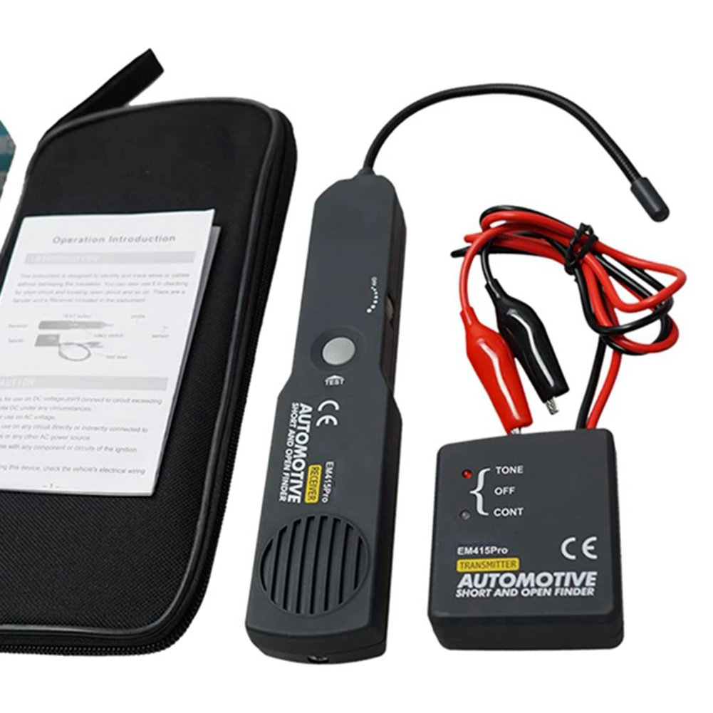 Detector de circuito de buscador abierto corto de Cable automotriz, probador de Cable de alimentación, herramienta de diagnóstico de escáner EM415PRO para barco