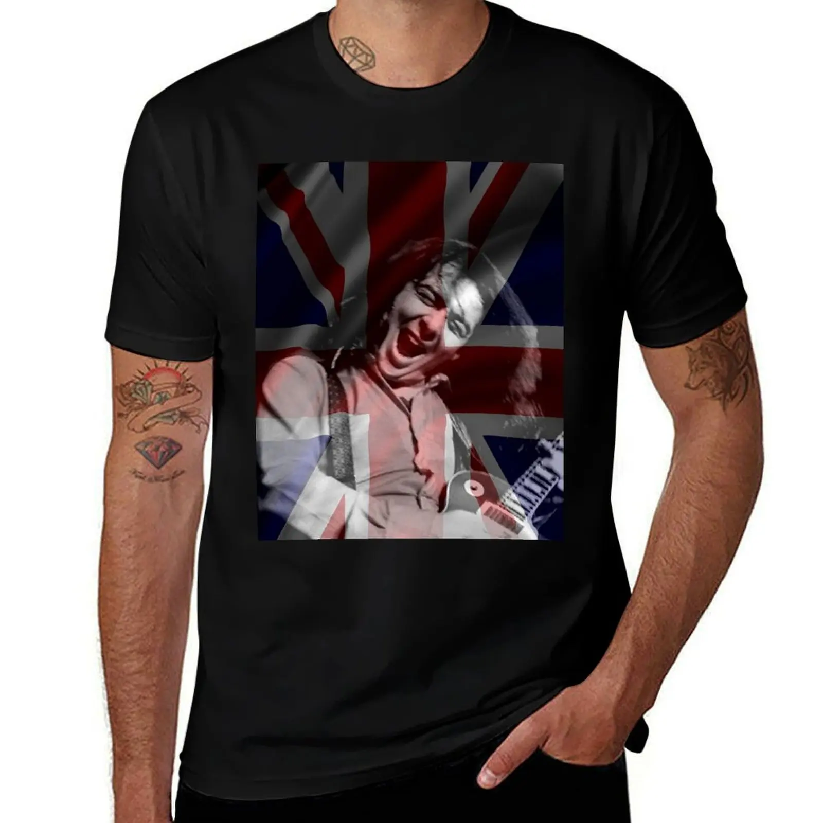 Union Jack Special: Bernie Marsden T-Shirt UV Sun Protection Tee Shirt T-Shirt