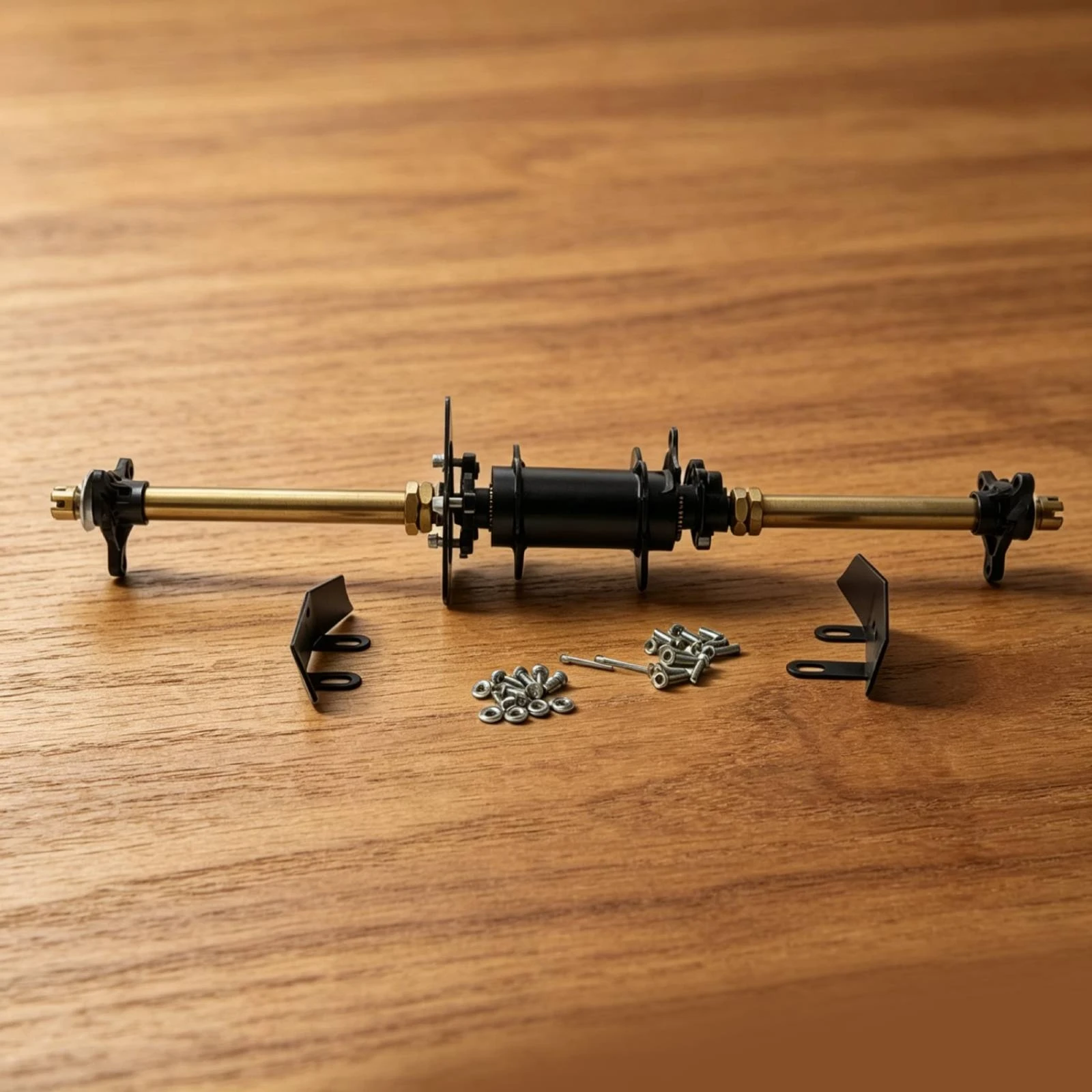 Rear Axle Assembly Kit Reinforced Go Kart Rear Axle Kit Complete Sturdy for Builders, Custom Builds, Workshop
