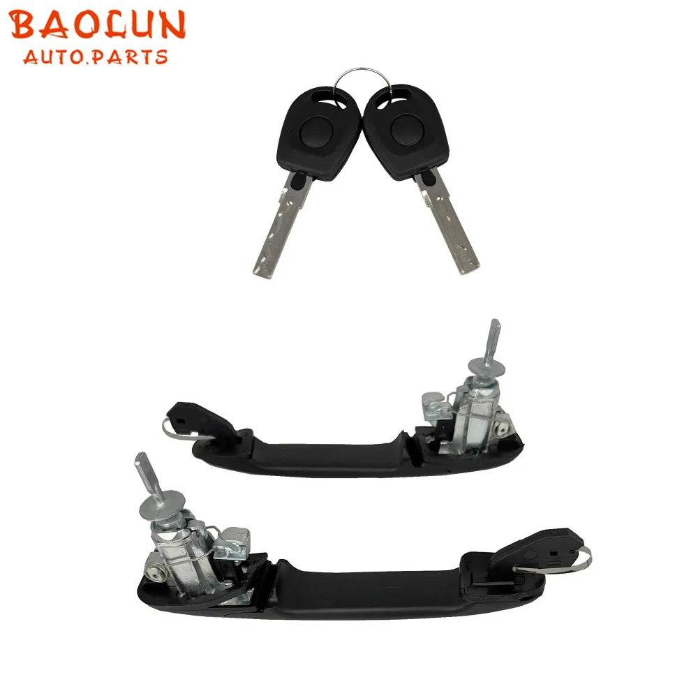 

BAOLUN Ручка передней левой и правой двери с 2 ключами 6K 0837205 6К 0837206 Для Ford Galaxy VW Sharan Seat Alhambra
