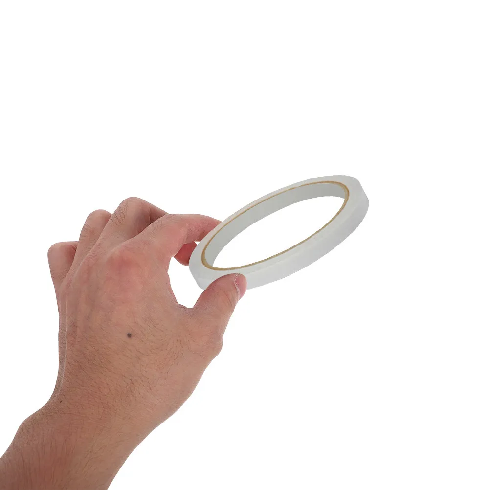 10Pcs Double-Sided Adhesive Tape 0.5x800cm Heavy Duty Removable Sticky Tape for Stationery DIY Home Office Use