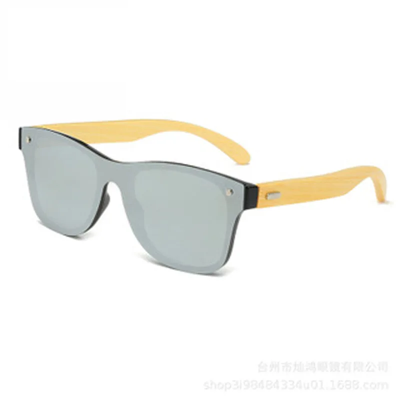 

Classic Rivet Mao Bamboo Sunglasses Trendy Embroidered Men's and Women's Ocean Lens Sun Glasses