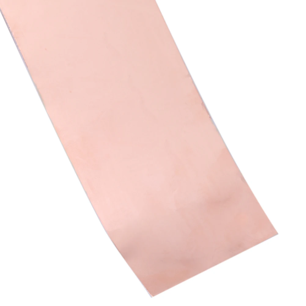 

50mm x 2m One Side Copper Foil Tape EMI Shielding Guitar Slug Snail Barrier Single Conductive Adhesive for Guitar