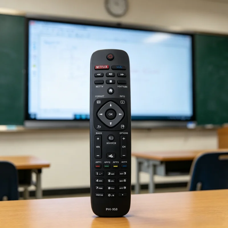 Universal Remote Control PHI-958 Compatible with Philips Smart TV Models URMT39JHG003 YKF340-001 YKF340001 - Easy to Use Remote