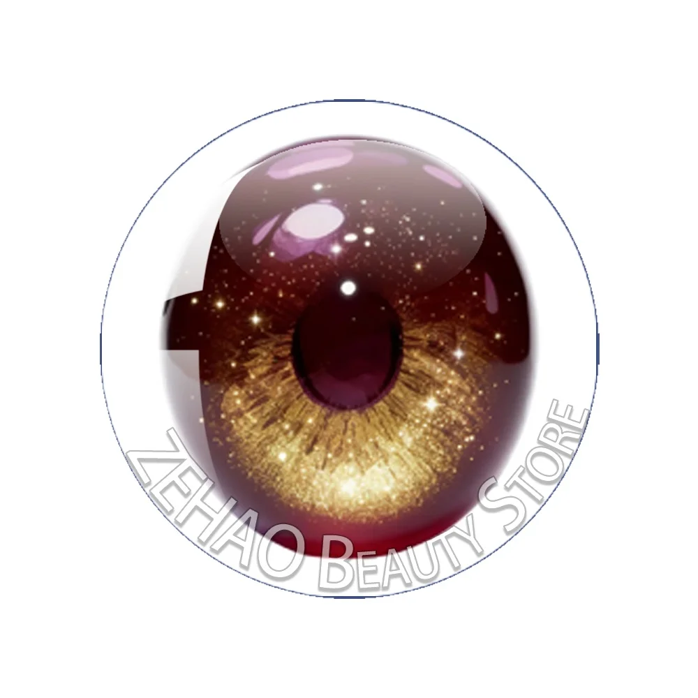 Cute Blyth Doll Glass Dolls Eye Chip DIY Crafts Eyeballs 10MM-40MM for Blyth Dolls Drop Glue Eye Pupil Girl Toy Eyes Gifts JD016