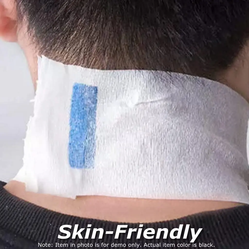 1/3/5 Roll Disposable Black Barber Neck Strips Barber Neck Paper Stretchy Strip Neck Edge Paper Haircut Styling Accessories image 5