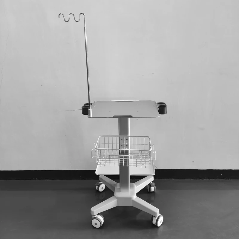 أداة الماسح الضوئي الطبي بالمستشفى بالموجات فوق الصوتية عربة متنقلة #4