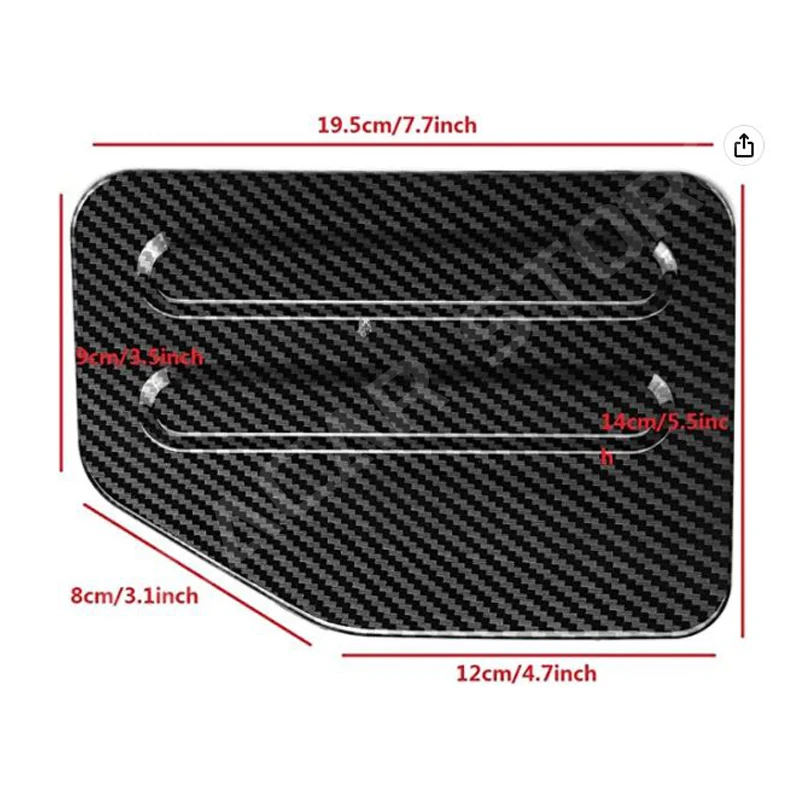 Couvercle de réservoir de remplissage de carburant de voiture, accessoires autocollants de décoration pour Suzuki Jimny JB64 JB74 2019 2020 2021 2022