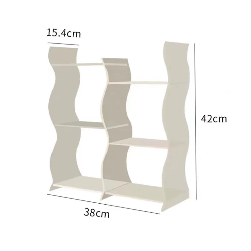 Wave acrylic shelf, living room desktop water cup storage rack
