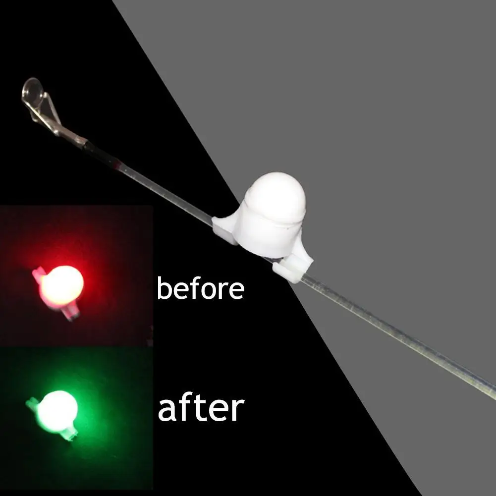 Angeln Biss Alarm Nacht Alarm Alarm Streik Biss Angelrute Spitze Clip auf Fisch Biss Alarm LED Licht Schlag Alarm Glühen Alarm